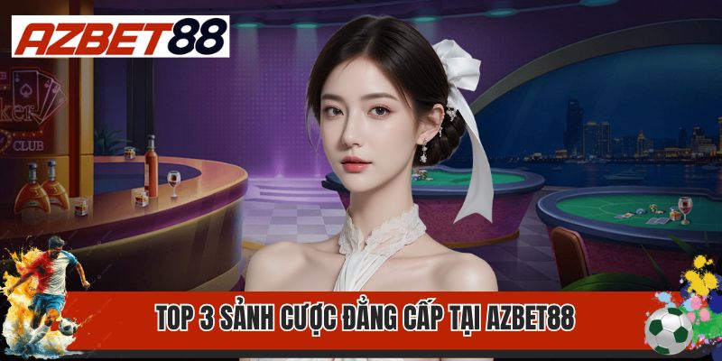 Top 3 sảnh cược đẳng cấp tại AZbet88