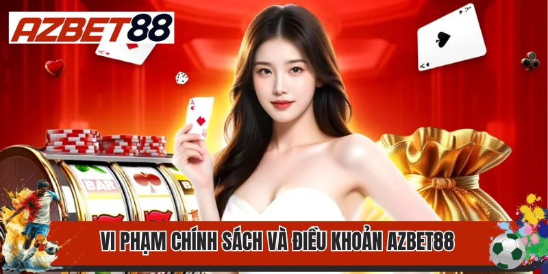 Vi phạm chính sách và điều khoản AZBET88